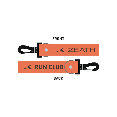 KEYCHAIN STRAP - RUN CLUB - Burnt Seinna/Deep Brown