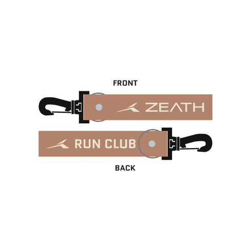 KEYCHAIN STRAP - RUN CLUB - Chai/Sand