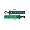 KEYCHAIN STRAP - RUN CLUB - Emerald Green/Amber