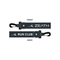 KEYCHAIN STRAP - RUN CLUB - Gun Metal/Off-White