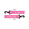 KEYCHAIN STRAP - RUN CLUB - Pink/Off-White