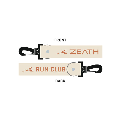 KEYCHAIN STRAP - RUN CLUB - Sand/Terracotta