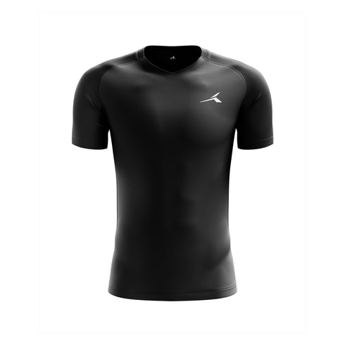 SUZAKU Raglan T-Shirt X-FIBER - Black/White