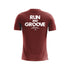 Run and Groove Active-Dry - Maroon/White
