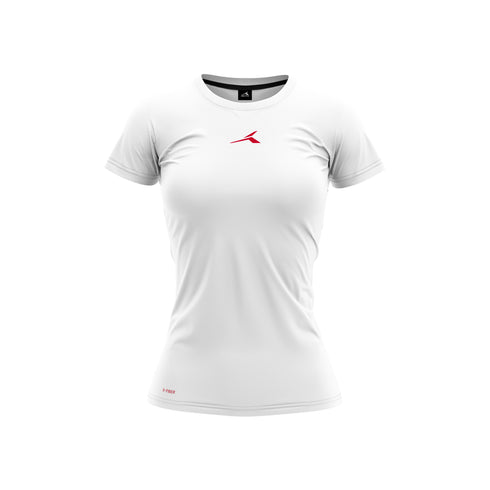 SUZAKU X-FIBER レディース - ホワイト/レッド