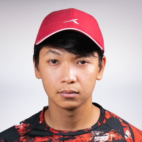 SUZAKU Cap X-Fiber - Maroon/White